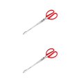 thumbnail image 4 of Billuyoard Pinza antideslizante de acero inoxidable para basura, cocina, marisco, mango largo, pinzas para cangrejos, herramienta portátil para Cabeza curva de 38 cm 2Conjunto, 4 of 6