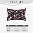 thumbnail image 4 of Goofa Vintage Skull Casino Pattern Pillow Case – Plush & Soft Cushion Cover, Hypoallergenic Throw Pillow Case for Comfortable Sleep with Envelope Closure-20"x30", 4 of 6
