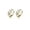 B-18K Gold, variant on Solid 925 Sterling Silver CZ Leaf Hoop Earrings Huggie for Women Teens Leaf Cartilage Hoop Earrings Helix Earrings