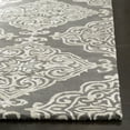 thumbnail image 2 of SAFAVIEH Glamour Georgene Damask Runner Rug, Dark Grey/Ivory, 2'3" x 8', 2 of 5