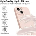 thumbnail image 2 of XUCP-for iPhone 14 Case Silicone,with [Full Camera Protection][Soft Anti-Scratch Microfiber Lining],Liquid Silicone Ultra Slim Shockproof Phone Case for Men Women Girls-Pink, 2 of 4