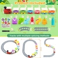 KiddiTouch Train Toys for Toddlers 2-4 with Music,Steam and Lights ...