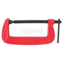 Urrea Professional Tools B993307 412 0-12 in. Opening 5.75 in. Throat Depth 9300 lbs Capacity Deep Throat Forged Body C-Clamp