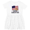 thumbnail image 3 of Inktastic Military Daddy Always My Hero Girls Toddler Dress, 3 of 5