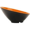 thumbnail image 2 of G.E.T. Angled Cascading Serving Bowl for Salads, Rice and Dessert, 24 Ounce / 9.25", Orange/Black, 2 of 4