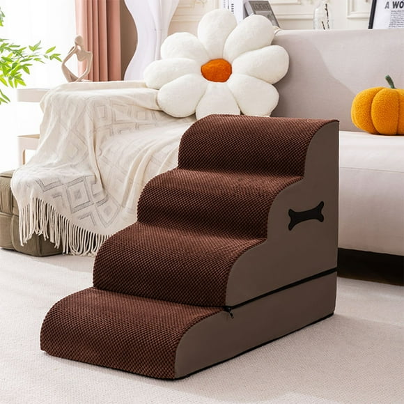 Stairs,4-tiers Stairs And Couch Zipper Stairs Non-slip Stairs - Zipper - And Ladders Ramp Stairs And Bed And Ramp Bed