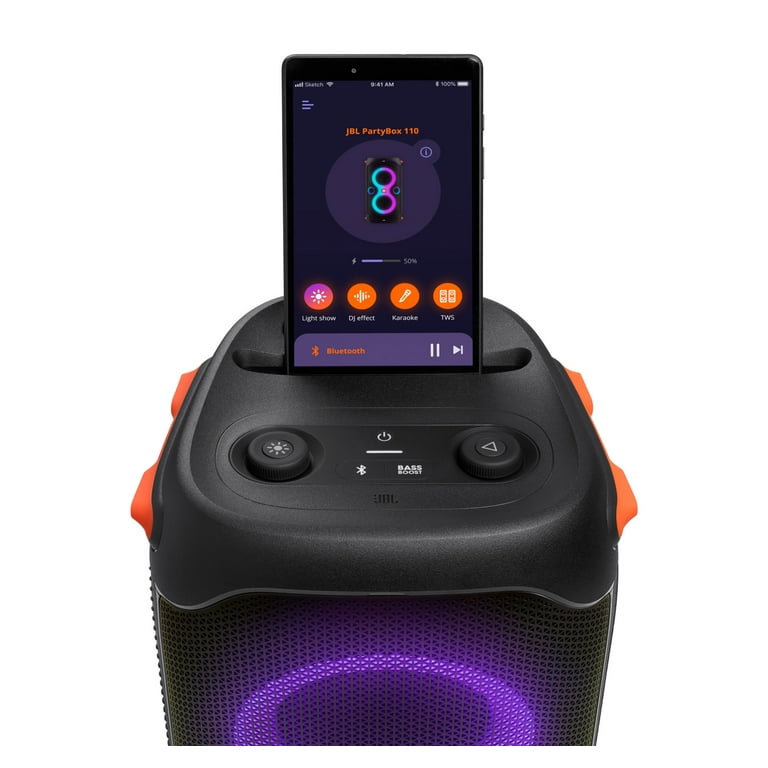 JBL Partybox 110 Bluetooth Speaker & PBM100 Mic Kit - Walmart.com