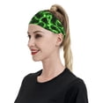 thumbnail image 5 of Uemuo Green Lightning Printed Sports Headbands for Men Women,Moisture Wicking Workout Headband, Sweatband Headbands,Non-slip Workout Gym Yoga Headband, 5 of 9