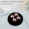 thumbnail image 5 of JWshufel Self Adhesive Universal Wheels for Easy Moving Heavy Items 4 Pack Long Lasting Swivel Casters with Stainless Steel Balls for Storage Boxes DIY Projects Heavy Duty Tools, 5 of 8
