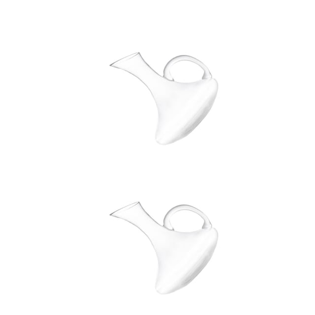 Advancent Exquisito decantador de vino transparente, regalo soplado a mano para cocina, comedor, cafetería Type2