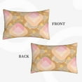 thumbnail image 4 of YFYANG Super Soft Rectangular Plush Cushion Cover (Without Pillow Insert), Fantasy Cloud Geometry Comfort and Non-Pilling Hidden Zip Bedroom Sofa Pillowcases, 20"x30", 4 of 9