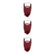 thumbnail image 4 of Barbas postizas Seitruly para disfraz de Halloween Rojo 40 x 21 cm, 4 of 6