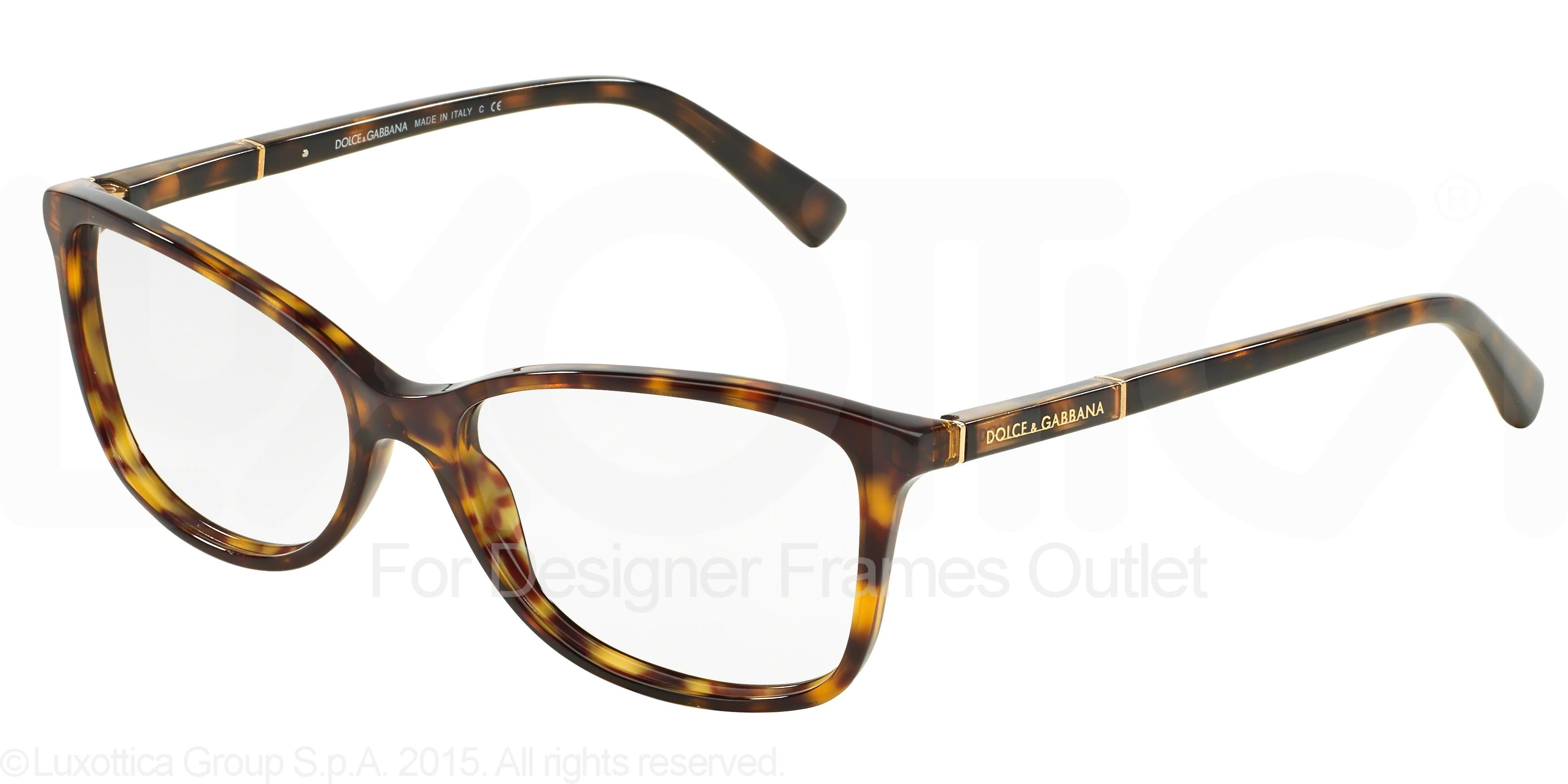 DOLCE & GABBANA Eyeglasses DG3219 502 Havana 53MM