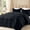 Black, variant on Flymme Dark Green Bedspread for Queen Size Beds,3 Piece Soft Thin Quilt Bedding Set with Pillow Sham Modern Coin Pattern Coverlet for All Season
