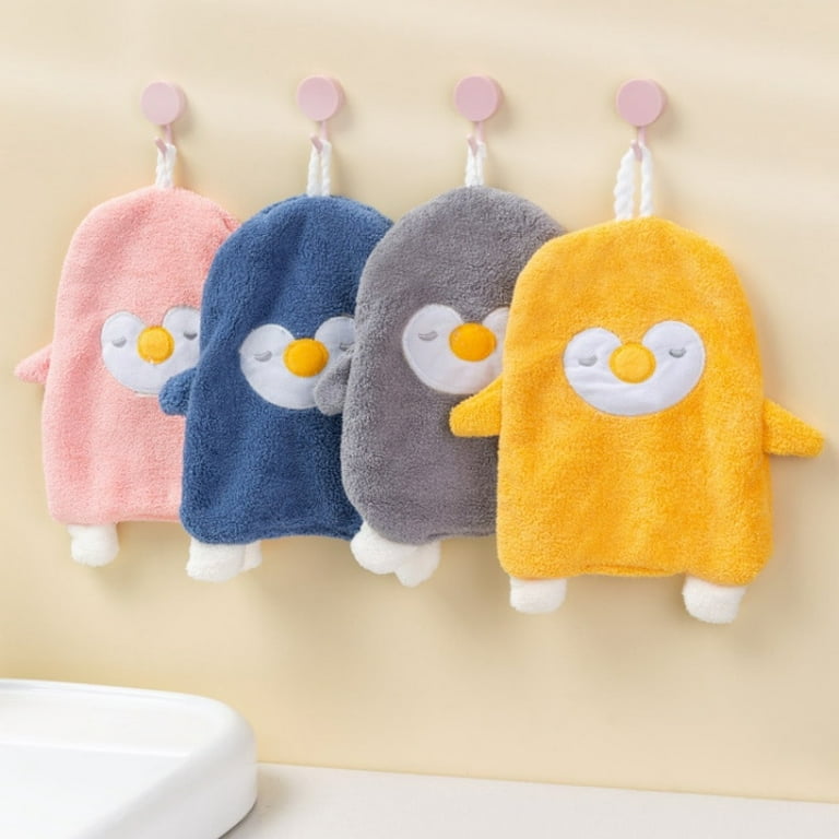 Wiping Hand Cloth, Cute Cartoon Hangable Hand Towels, Super