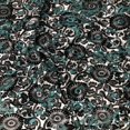 thumbnail image 2 of Green Silver SYF Multi Floral Burnout Velvet, 2 of 8
