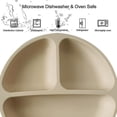 thumbnail image 3 of Suction Plates For Babies Toddlers| Plates Stay Put With Suction Feature | Divided Design | 3 Pack - Snngv, 3 of 5