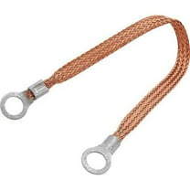 Allstar Performance ALL76330-18 Copper Ground Strap 18in w/ 3/8in Ring Terminals