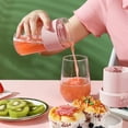 thumbnail image 4 of XYAIYT Portable Juicer Blender with USB Rechargeable 6 Blades for Smoothies and Shakes Easy to Clean Secure with Straw Safe Design for Travel Camping and Office, 4 of 8