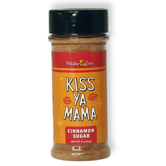 Kiss Ya Mama Cinnamon Sugar Seasoning, 5 oz Bottle – Sweet and Spiced Blend for Baking and Desserts