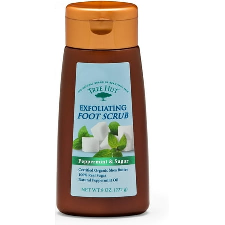 Tree Hut Exfoliating Foot Scrub, Peppermint & Sugar 8 oz