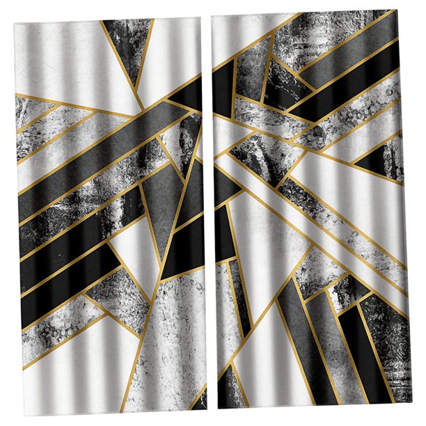 Cortinas de de baño de poliéster , cortina de para bañeras para clubes deportivos, baño, Hotel, cocina, sa de estar Negro Sunnimix Cortinas de baño