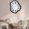 thumbnail image 2 of S Twisted Clock, INS Style Wall Clock, Silent Wall Clock, Simple Clock for Decorating Living Room, 2 of 5