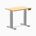 thumbnail image 6 of Desky Dual Mini Bamboo Sit Stand Desk - Dark Bamboo / 40 X 24 Inches / White, 6 of 9