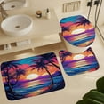 thumbnail image 6 of Hawaiian Style Shower Curtain Sets with Rugs 4 Piece Rustic, 6 of 8