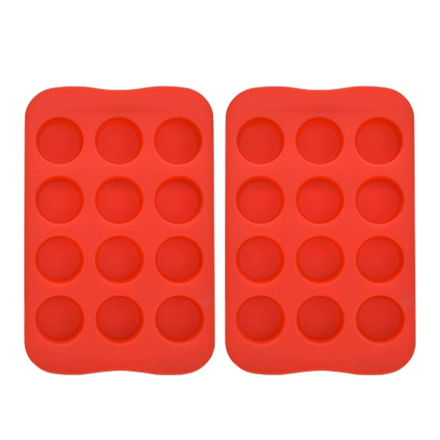 Bandeja de Cubo de Hielo 2Pc Fácil Liberación Y Bandejas Flexibles de 12 Cubos, Caja de Molde de Hielo Segura para Lavavajillas de Gel de Sílice Verde para Hogar Y Bares, Bandejas de Hielo para Congel