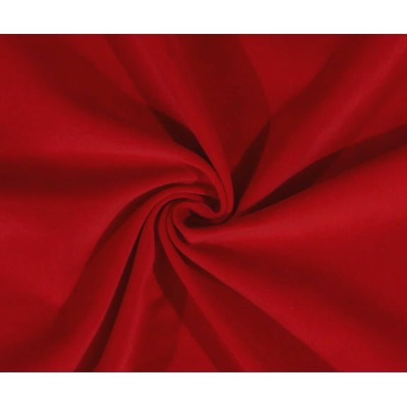 1/2 Yard - Velveteen Red (Maraschino Red) 44" Wide Cotton Velveteen Fabric M208.36