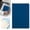 Navy, variant on A5 Tie Closure Lined Notebook - 160 Pages 80 Sheets Soft Cover Journal - Elastic Band Closure Writing Book for Office Home and Daily Journaling - 1 Notebook - Brown
