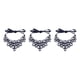 thumbnail image 3 of Qarigey Collar de mujer, gargantillas, colgantes, gargantilla para niñas, adorno de cuello, fiesta, banquete, damas, babero brillante, Type4 NO4, 3 of 6