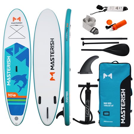 Inflatable Stand Up Non-slip Deck For Youth Adult Standing Boat Blue