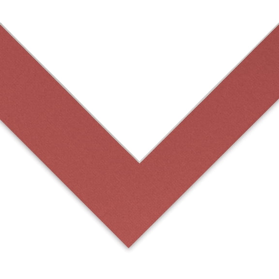 Blick Pre-Cut Mat - Williamsburg Red, 11" x 14" (7-1/2" x 9-1/2" Opening)