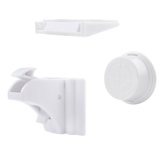 Cerradura Magnética Antirrobo Para Gabinete Para Bebés, Caja Fuerte Para Niños, Cajón, Cerradura De Seguridad, Cerradura De Seguridad Invisible Para Dormitorio, Cocina, Hogar 4 Piezas Sweethay EL009003-00