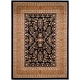 thumbnail image 2 of SAFAVIEH Lyndhurst Isadora Traditional Bordered Area Rug, Black/Tan, 8' x 11', 2 of 5