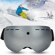 thumbnail image 5 of Gafas de esquí y escalada unisex con protección contra el viento y visión amplia, de doble capa, resistentes a la niebla y con tinte plateado para adultos, 5 of 8