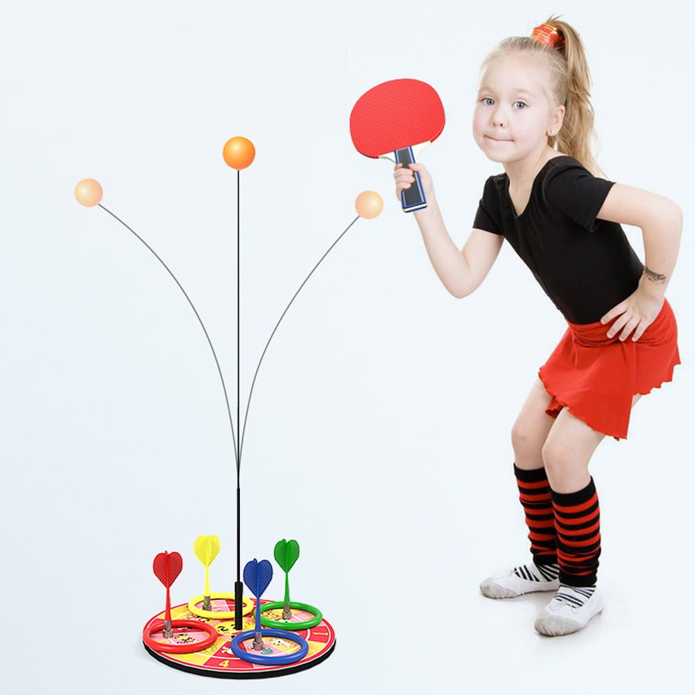 1.1M Elastic Soft Shaft Table Tennis Ping Pong Trainer Parent-Child Sport Toy 