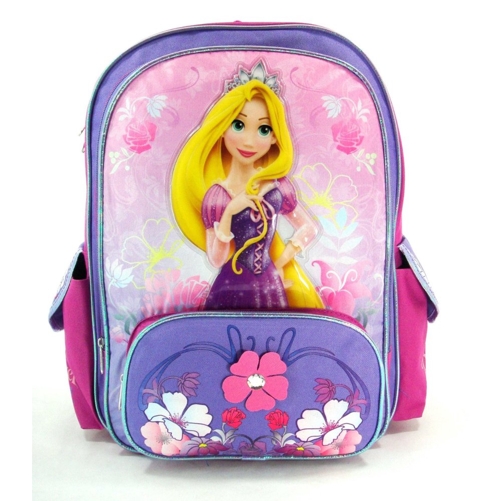 Disney Backpack Disney Rapunzel Tangled Hair (Large School Bag