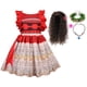 thumbnail image 1 of Disney-disfraz de Moana para niña pequeña, traje de princesa para fiesta de Halloween, ropa de fantasía para 2, 3, 5, 6, 8 y 10 años Fivean unisex, 1 of 2