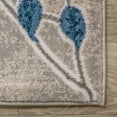 thumbnail image 3 of Florin Blooming Floral and Vines Indoor Area Rug - 6'X9', Cobalt Blue, 3 of 6