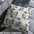thumbnail image 3 of Tiger Fabric By The Yard,African Safair Animal Upholstery Fabric,Jungle Animals Decorative Fabric,Watercolor Pine Trees Mountain Indoor Outdoor Fabric for Quilting Sewing,1 Yard, 3 of 5