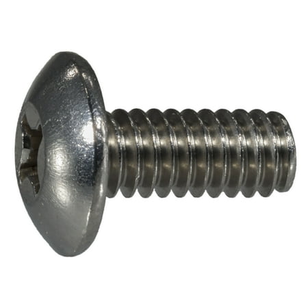 

1/4 -20 x 5/8 18-8 Stainless Phillips Truss Head Machine Screws (8 pcs.)