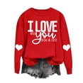 thumbnail image 1 of Birdeem Womens Christmas Printed Round Neck Long Sleeved Top Loose Fitting Sweater, 1 of 1