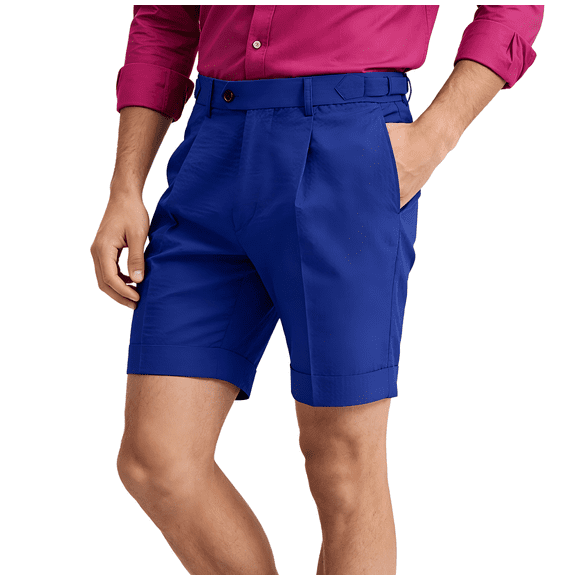 HBDesign Shorts en Seersucker Extensibles Légers pour Hommes, Shorts de Golf Décontractés d'Été pour la Plage 30-44W