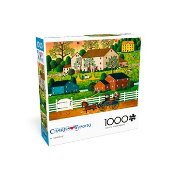 Buffalo Games 1000-Piece Charles Wysocki Hi, Neighbor! Jigsaw Puzzle