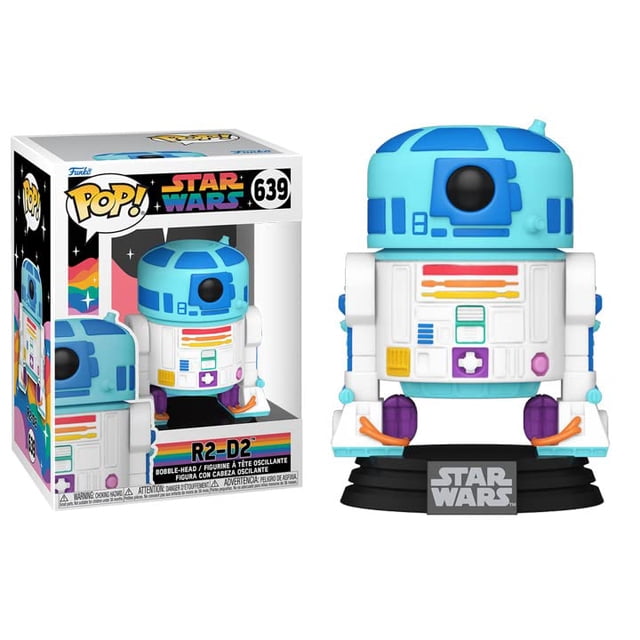 Figura de vinilo Funko Star Wars Pride 2023 Droids R2-D2