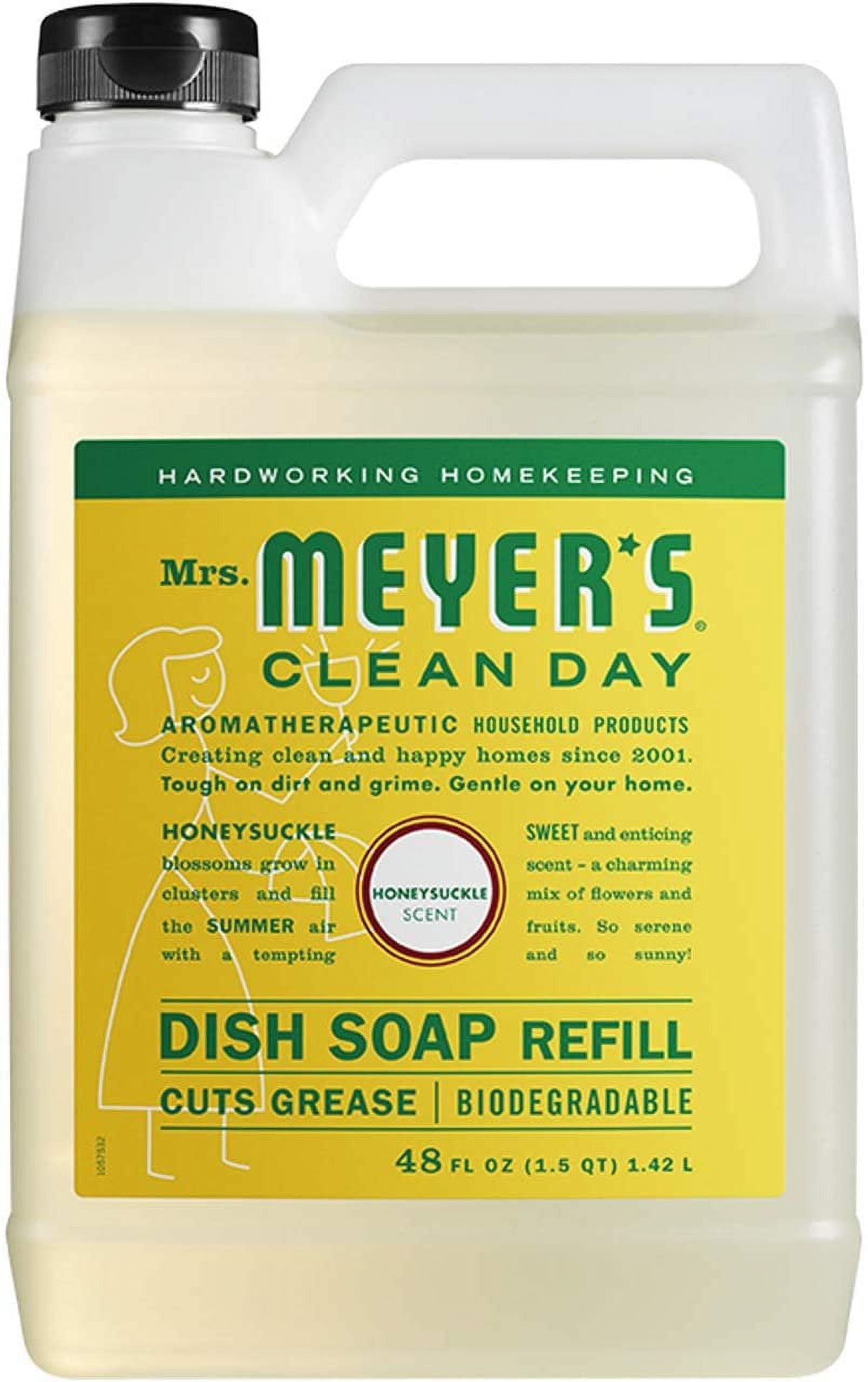 Liquid Dish Soap Refill, 1 Pack Lemon Verbena, 1 Pack Honeysuc, 48 OZ each