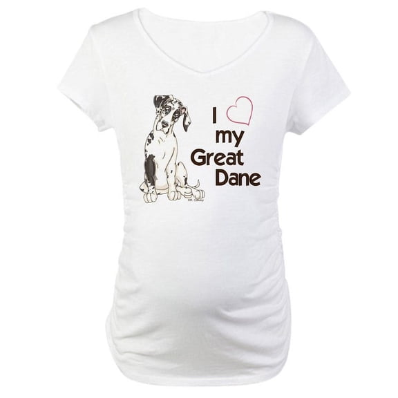 CafePress - Luv NH GD Maternity T Shirt - Cotton Maternity T-shirt, Cute & Funny Pregnancy Tee